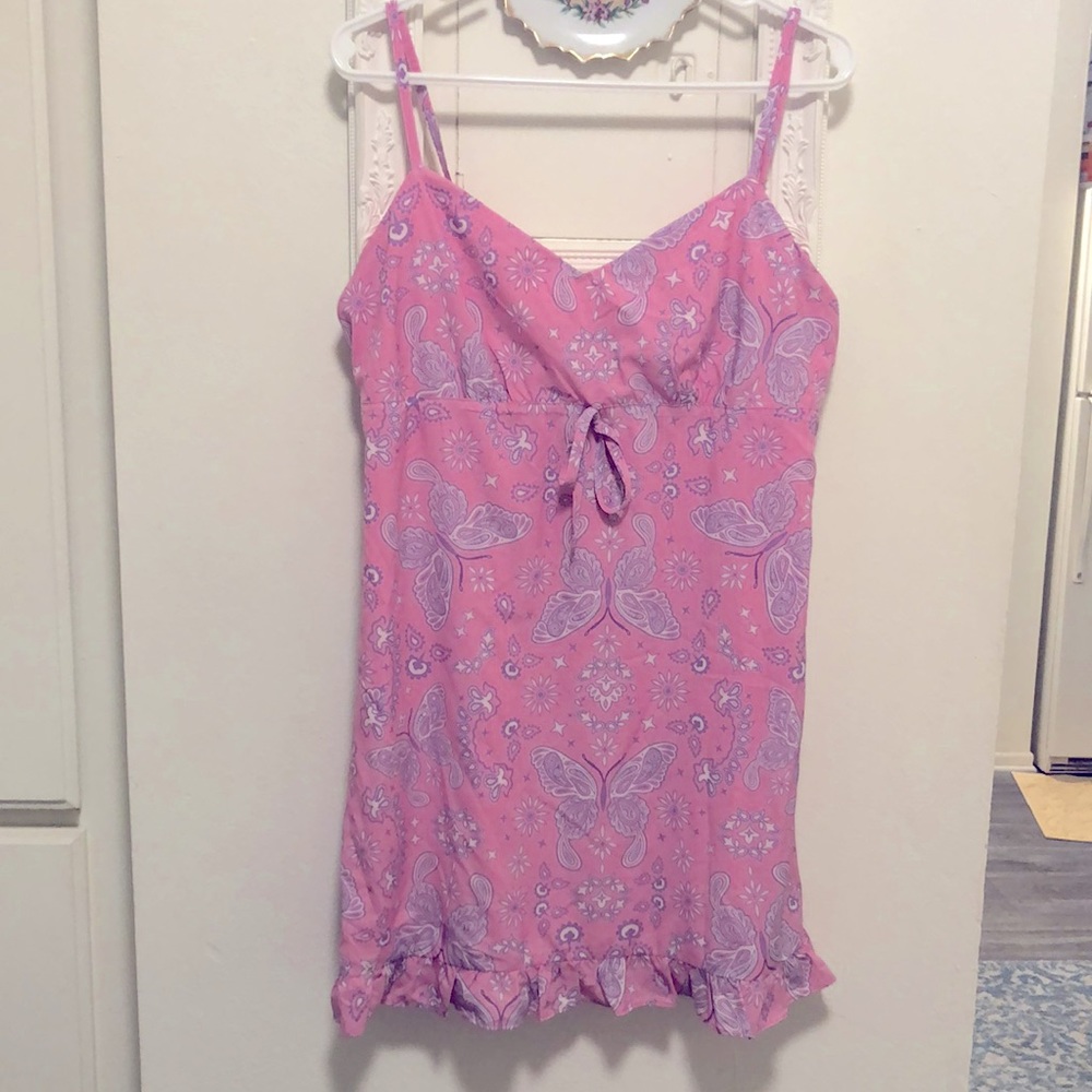 SugarThrillz pink butterfly dress💖🦋